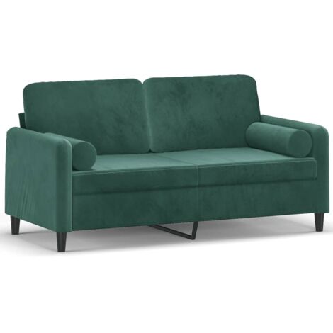 Canapé 2 places avec oreillers gris foncé 140 cm tissu - Canapé Deux Places - Canapé Moderne - Canapé Gris - Canapé Tissu - Meubles Salon Canapé 2 places avec oreillers gris foncé 140 cm tissu - Canapé Deux Places - Canapé Moderne - Canapé Gris - Canapé Tissu - Meubles Salon