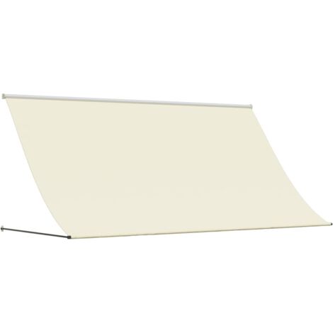 Auvent Rétractable Anthracite 3x1,5 M – Tissu Polyester 180 G/m², Cadre Acier – Pour Terrasse, Balcon, Store Extérieur