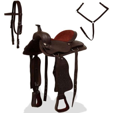 Bridon Kerbl Pour Cheval - Brun - Taille Standard - Muserolle Combinée - Rênes Réglables