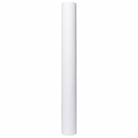 Paravent Balcon 6x1m Résine Tressée Blanc - Écran Intimité & Brise-vue Décoratif - Résistant Aux UV, Facile à Installer & Nettoyer