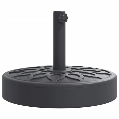 Base De Parasol COSTWAY Ronde En Fonte - Structure Stable Pour Mât 38-48mm - Bronze