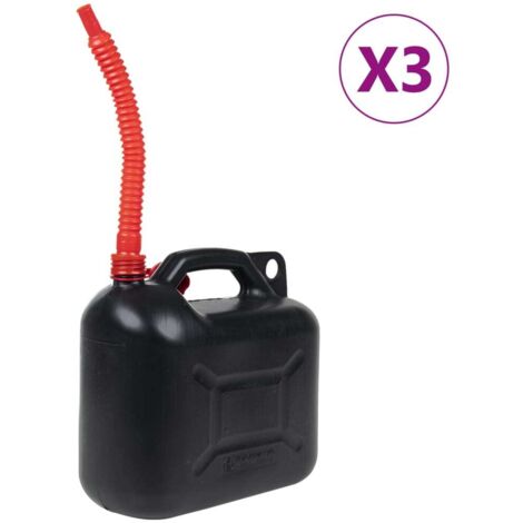 Bidon Essence 20L Sumex Avec Bec Flexible - Homologué UN TUV - Réservoir Carburant Rouge Avec Poignée