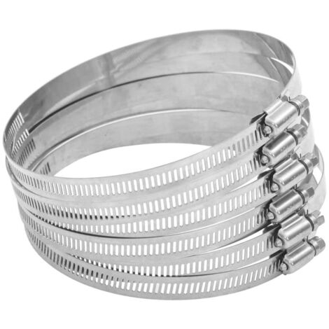 8 Colliers De Serrage En Acier Inoxydable 304 - 91 à 114mm - Pour Tuyaux Et Raccords - Garage, Plomberie, Bricolage