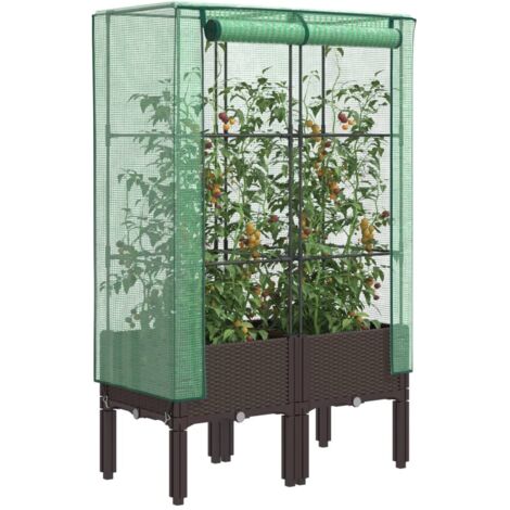 Jardinière - Lit Surélevé De Jardin - Pot De Fleurs Système Arrosage