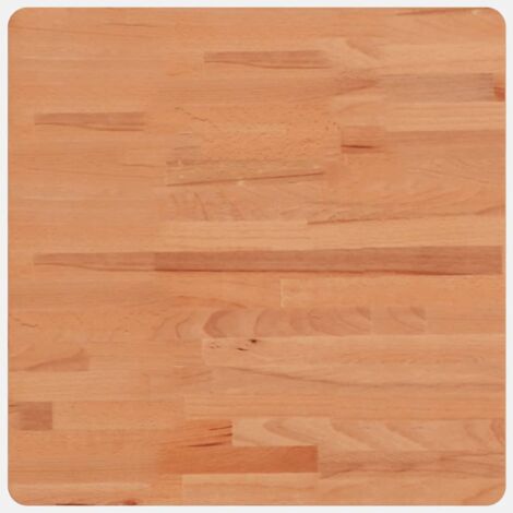 Dessus De Table En Teck Massif 50x50 Cm – Idéal Pour Rénover Sa Table (maison, Restaurant, Café)