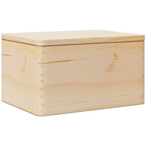 Petite boîte en bois avec couvercle coulissant, boîte-cadeau en bois avec couver