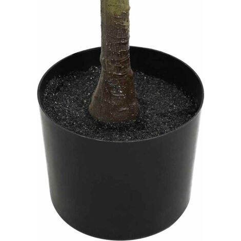 Olivier Artificiel HOMCOM 180 Cm - Plante Artificielle Intérieur Réaliste Avec Pot En Ciment, Décoration Salon Bureau Sans Entretien - 9