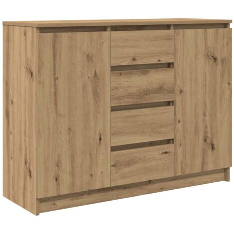 Buffet Chêne artisanal 100 x 30 x 65,6 Bois d'ingénierie vidaXL