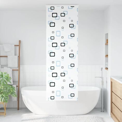 Store de douche de rechange demi-cassette tous les modèles, 7 largeurs, remplacement facile, Quadro, 100x240 cm Store de douche de rechange demi-cassette tous les modèles, 7 largeurs, remplacement facile, Quadro, 100x240 cm