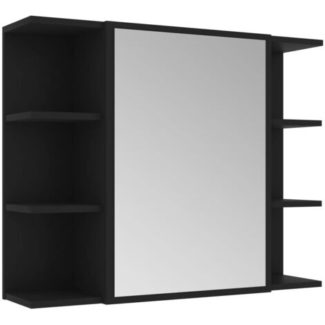 GArcan Armoire d'angle Salle de Bain Miroir Armoire de Toilette