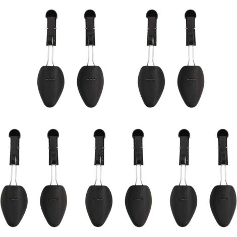Embauchoirs 5 paires noir EU 38-44 plastique