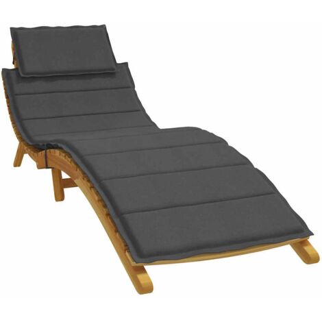 Coussin de chaise longue beige mélangé 200x50x4 cm tissu 200 x 50 x 4