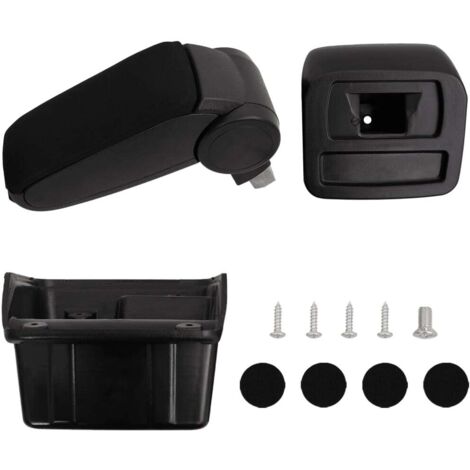 Clip De Fixation Pour Accoudoir De Voiture - Référence 3B0868445 - ABS Noir - Compatible Seat, Volkswagen Groupe - Remplacement Rapide
