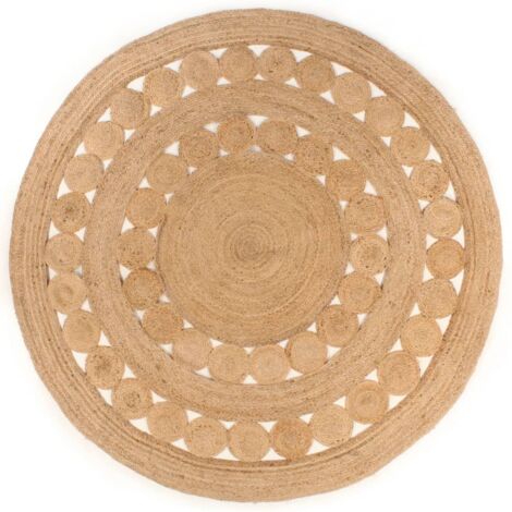 Tapis multicolores en jute pour la maison