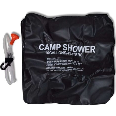 Douche solaire de camping et voyage 40 L - Sport