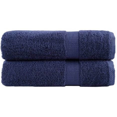 Serviettes De Bain Belle Arti - Coton éponge Moelleux 100x150 Cm, Qualité Supérieure, Blanc Et Noir - Pour Salle De Bain, Sauna, Plage - 6