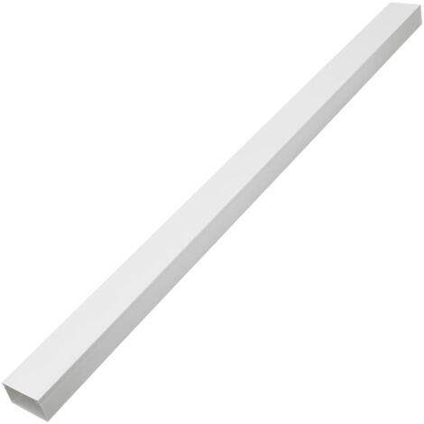 Goulotte Passe-câble Auto-adhésive – 3 Mètres, Type D (15x10 Mm), Blanc – Cache-fils Mural Et Sol Flexible En PVC, Inclut Ciseaux - 9