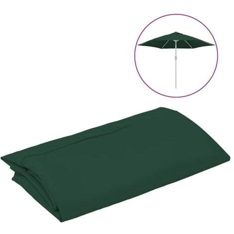 Chapeau De Parasol Plastique - Remplacement Haut Parasol Romain, 10,7x10,7 Cm, Filetage 2,5 Cm