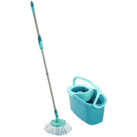 4 Têtes De Rechange Leifheit Clean Twist – Microfibre, Blanches, Neuves