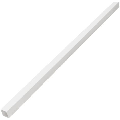 Goulotte Passe-câble Auto-adhésive – 3 Mètres, Type D (15x10 Mm), Blanc – Cache-fils Mural Et Sol Flexible En PVC, Inclut Ciseaux - 2