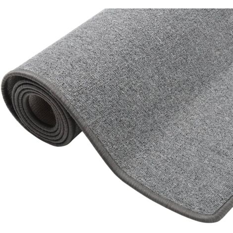 Tapis De Couloir Antidérapant Gris Foncé - 70x240 Cm, Polyester, Lavable En Machine, Pour Intérieur