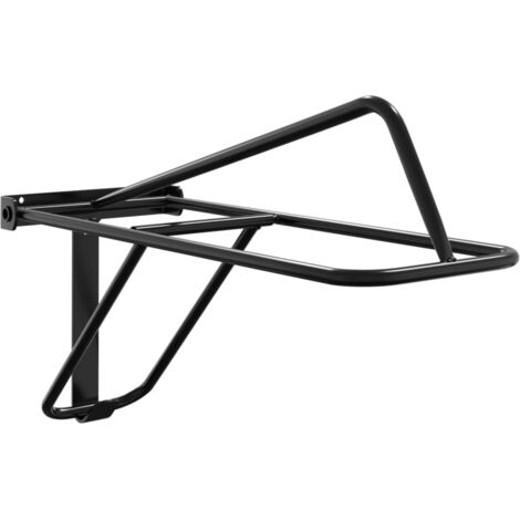 Porte-selle en bois mural Zaldi 2 sièges 120x62x18cm
