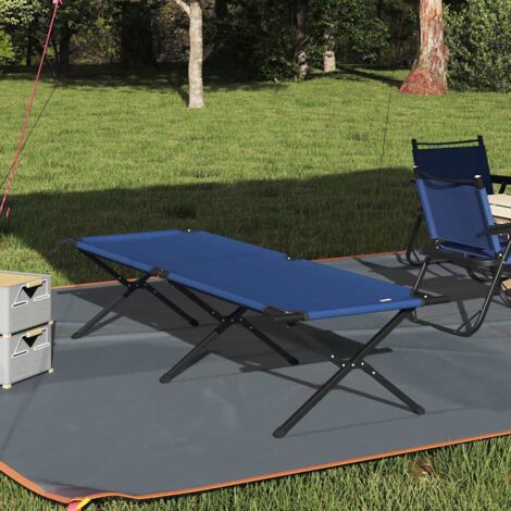 Lit de Camp Pliable 1 Personne Lit Camping Pliant Portable Léger à