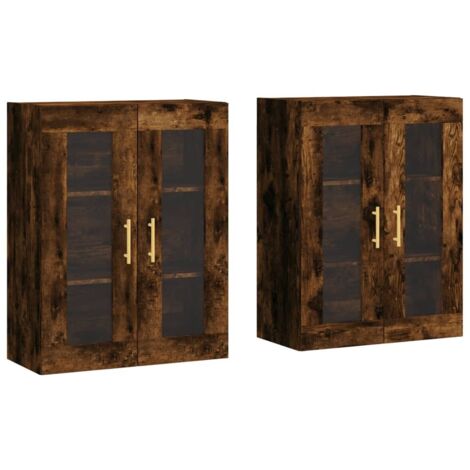 Armoire murale Chêne marron 60x30x60 cm Bois d'ingénierie OLA1697