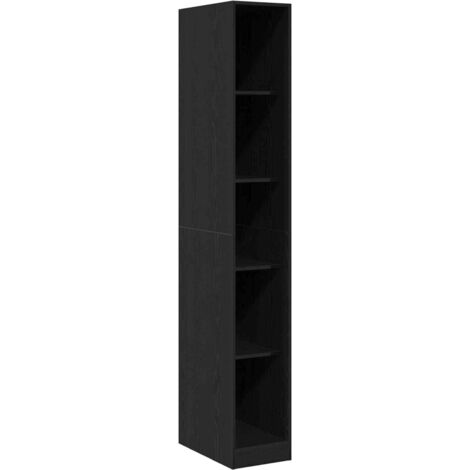 Armoire Chêne noir 100 x 50 x 200 cm Bois d'ingénierie