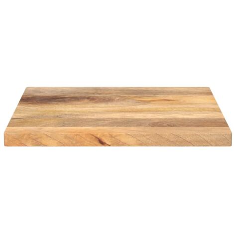 Dessus De Table 100x60x2,5 Cm Bois De Pin Massif Rectangulaire VidaXL