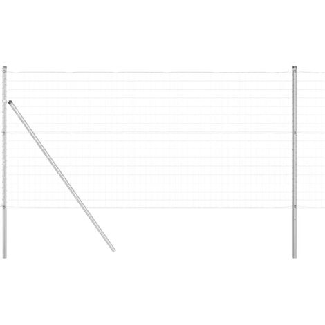 Kit De Clôture Métallique à Panneaux Soudés En Acier Vert 1.03x2.4 M
