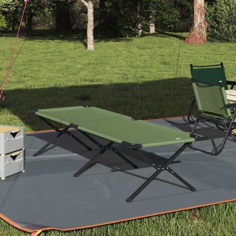 Lit de camp Ferrino Strong Cot XL vert