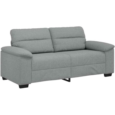 Atyhao Canapé à 2 places Gris clair 140 cm Tissu AB359267 60299