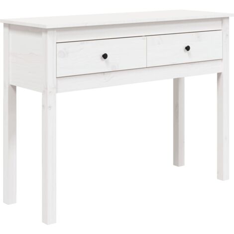 Table d'entree Console iCub Big Wood industriel vintage bois 3cm et mé - Pl