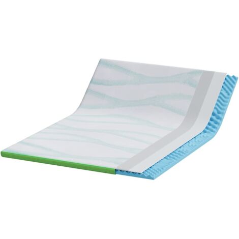 Coussins De Matelas Blanc Et Vert 140 X 200 Cm VidaXL | Leroy Merlin