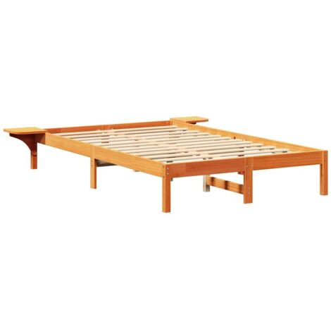 VidaXL Cadre De Lit Sans Matelas 140x190 Cm Bois De Pin Massif