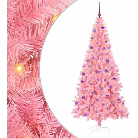 VidaXL Sapin d Noël avc 150 LD avc support Ros 150 cm PVC au VidaXL Sapin d Noël avc 150 LD avc support Ros 150 cm PVC au