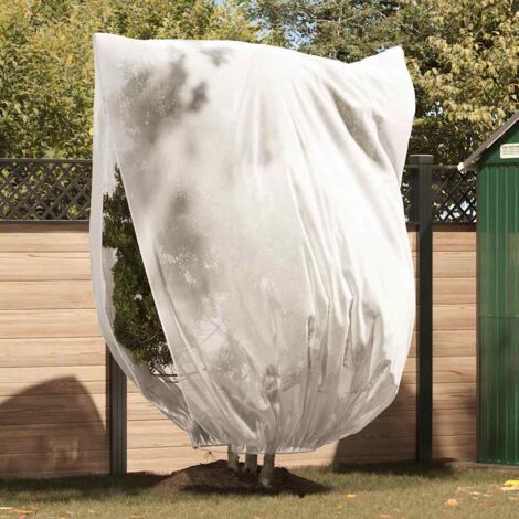 Lot De 2 Housses Anti-gel Pour Plantes - 80x60 Cm - Film Transparent Isolant Hivernal Pour Arbustes, Bonsaïs, Petits Arbres