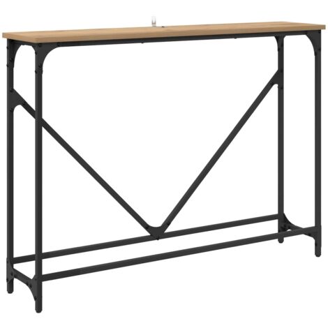 Table console-Table d'entrée chêne artisanal 180 x 23 x 75 cm Table console-Table d'entrée chêne artisanal 180 x 23 x 75 cm