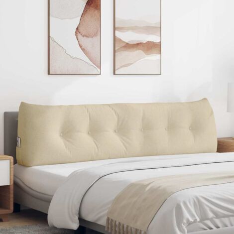 Coussin de Dos Bordeaux 160 x 50 cm Tissu en velours côtelé