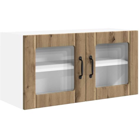 Meuble Mural De Cuisine Noir 80 X 31 X 80 Cm Bois D'ingénierie VidaXL