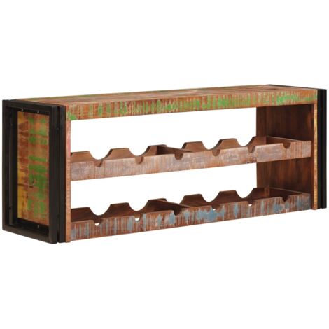 Étagère Murale Western En Cèdre Rouge Massif – Fait Main, 2 Niveaux, Bois Récupéré – JS Vintage Furniture