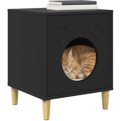 Maison Pour Chat Extérieur Imperméable Et Chaude 45x35x34 Cm - Abri D'Hiver Pour Terrasse, Jardin, Garage - 4