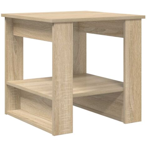 Cagette En Bois DESIGN DELIGHTS Table Basse Maha 50 Style Asiatique - Acajou Massif 50x50x35 Cm - Décor Vintage Décoration Ethnique Fait Main