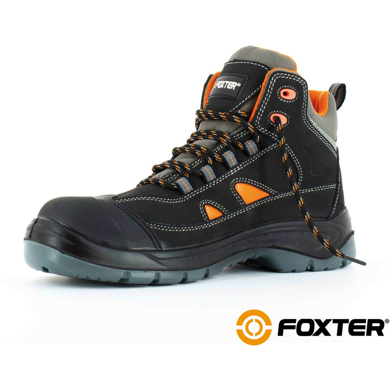 FOXTER - MALONE, Chaussures de sécurité Montantes, Hommes, Imperméable, Sans métal, ESD S3 SRC WRU