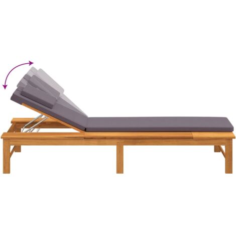 Oreiller De Tête Pour Chaise Longue - 37x17 Cm, Mousse, Tissu Respirant - Avec élastique Réglable - Pour Jardin, Plage - 7