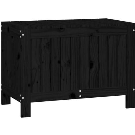 Boîte de rangement de jardin Gris 76x42,5x54 cm Bois de pin