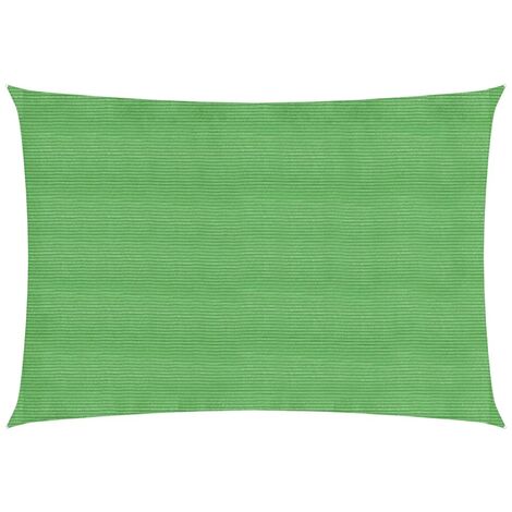 Voile toile d'ombrage parasol 160 g/m² PEHD 2 x 4 m vert clair (1/5)