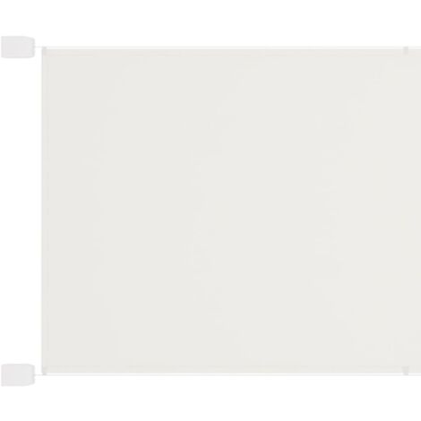 Auvent vertical 140 x 420 cm tissu oxford blanc (1/5)