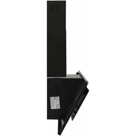 Klarstein – Hotte aspirante inclinée 60cm – Débit d'air 600m³/h – Filtre aluminium lavable – Écran tactile – Éclairage